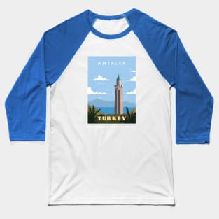 Retro travel poster Baseball T-Shirt